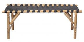 Bloomingville Vida Bank Bambus, Jute Höhe 45 cm Länge 115 cm
