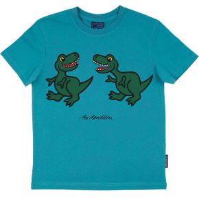 Bo Bendixen Kinder Unisex T-Shirt petrol, green 2 T-Rex