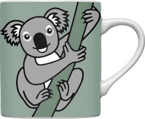 Bo Bendixen Becher Koala 0,3 l graugrün, grau, cremeweiß