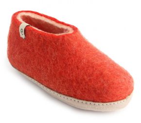 Egos Copenhagen Unisex Kinderfilzschuh Ledersohle