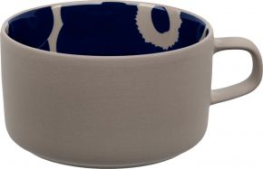 Marimekko Unikko Oiva Tasse 0,25 l terra, dunkelblau