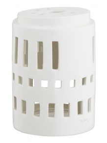 Kähler Design Urbania Kleiner Turm Höhe 11,5 cm cremeweiß