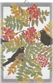 Ekelund Herbst Amsel Geschirrtuch (Öko-Tex) 40x60 cm