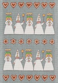 Ekelund Weihnachten / Winter Luciamorgen Geschirrtuch (Öko-Tex) 35x50 cm mehrfarbig