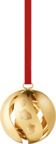 Georg Jensen Weihnachten 2023 Christbaumkugel gold