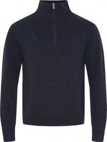 REDGREEN Herren Pullover mit Kragen dark navy melange Jaxen