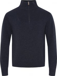 REDGREEN Herren Pullover mit Kragen dark navy melange Jaxen