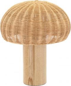 Villa Collection Tischleuchte LED Vilma Rattan Höhe 32 cm Ø 30 cm