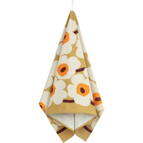 Marimekko Unikko Geschirrtuch 47x70 cm karamel, creme, orange