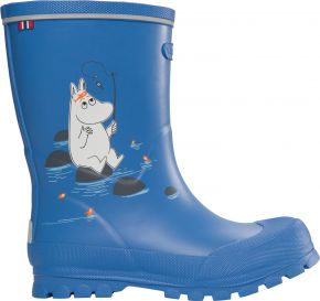 Viking Footwear Unisex Kinder Gummistiefel Mumins Mumintroll angelt blau Jolly