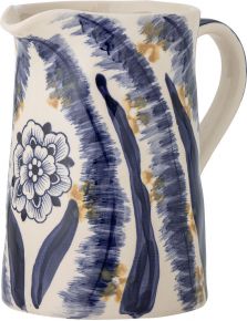 Bloomingville Krug / Vase Höhe 21 cm blau Anuuk