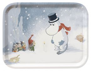 Opto Design Mumin Winterlicht Tablett 20x27 cm