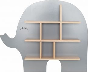 Jabadabado Regal Elefant grau Höhe 55 Breite 45 cm