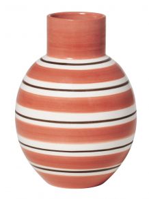 Kähler Design Omaggio Nuovo Vase Höhe 14,5 cm terrakotta