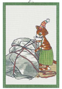 Ekelund Pettersson & Findus Weihnachtsgeschenk Geschirrtuch (Öko-Tex) 40x60 cm