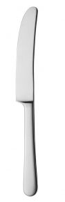 Georg Jensen Copenhagen Tafelmesser mit Wellenschliff matt