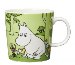 Moomin by Arabia Mumins Mumintroll Tasse / Becher 0,3 l grasgrün