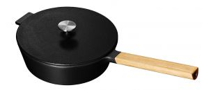 Morsø N.A.C. Sautépfanne 2,2 l mit Deckel / Holzgriff Gusseisen