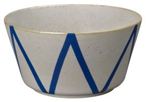 Lyngby Porcelæn DAN-Ild Schüssel Ø 21 cm beige, blau