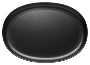 Eva Solo Nordic Kitchen Teller oval / Platte Länge 31 cm schwarz