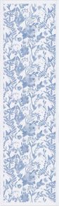 Ekelund Frühling Traum Tischläufer (Öko-Tex) 35x120 cm weiß, blau