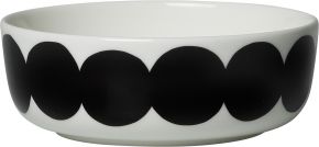 Marimekko Räsymatto Mega Oiva Schüssel 0,4 l schwarz, cremeweiß