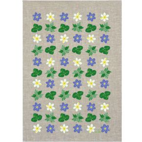 Anneko Design Geschirrtuch Sippa 50x70 cm weiß, blau, grün, natur