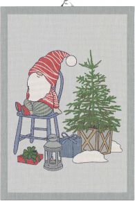 Ekelund Weihnachten & Winter Tomtepapa Geschirrtuch (Öko-Tex) 35x50 cm mehrfarbig