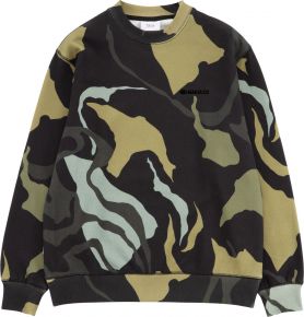 Makia Clothing Herren Sweatshirt Rundhals moos Bark