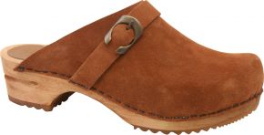 Sanita Damen Clogs Holz offen Hedi