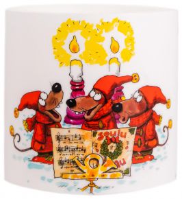 Muurla Mauri Kunnas Weihnachtslieder Kerze Höhe 8 cm