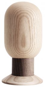 Born in Sweden In den Wald Tilia Salz- oder Pfeffermühle mit Ständer Holznatur Höhe 18 cm