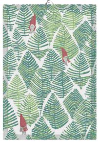 Ekelund Weihnachten & Winter Tipp Tapp Geschirrtuch (Öko-Tex) 35x50 cm grün, weiß, rot