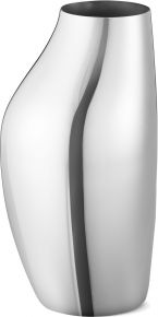 Georg Jensen Sky Vase Edelstahl poliert