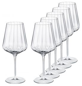 Georg Jensen Bernadotte Weißweinglas 43 cl 6 Stk. klar