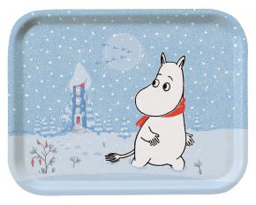 Opto Design Mumins Schnee Tablett 20x27 cm