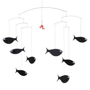 Flensted Mobiles Fischschwarm