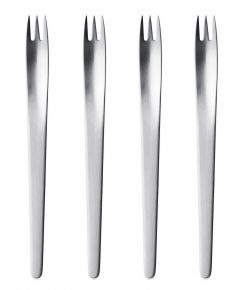 Georg Jensen Arne Jacobsen Kuchengabel 4 Stk. matt