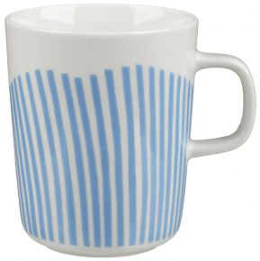 Marimekko Uimari (Schwimmer) Oiva Becher 0,25 l cremeweiß, hellblau