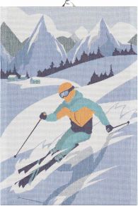 Ekelund Besondere Anlässe Alpin Geschirrtuch (Öko-Tex) 35x50 cm weiß, grau, mehrfarbig
