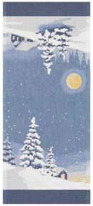 Ekelund Weihnachten & Winter Winternacht Tischläufer (Öko-Tex) 35x80 cm blau