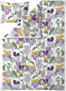 Finlayson Pistokkaat (Stecklinge) Bettwäsche (Satin / Öko-Tex) 150x210 cm / 50x60 cm violett