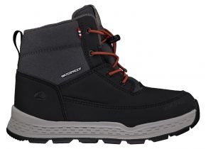 Viking Footwear Unisex Kinder Halbstiefel mit Schnüren wasserfest / farbige Sohle Sjur
