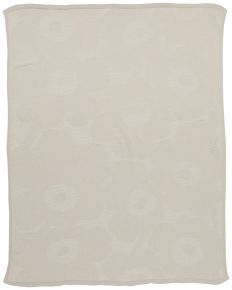 Marimekko Unikko Baumwolldecke 130x170 cm beige, sand