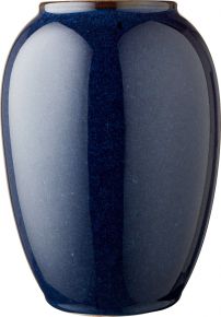 Bitz Steingut Vase Höhe 20 cm