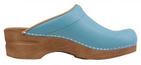 Sanita Damen Clogs PU Holz Look offen Sandra