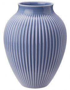 Knabstrup Keramik Vase Rillen Höhe 27 cm