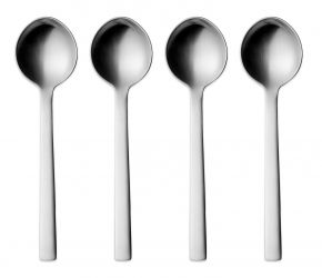 Georg Jensen New York Dessertlöffel 4 Stk. matt