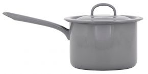 Kockums Jernverk Stielkasserolle Emaille Ø 18,9 cm / 2,3 l grau