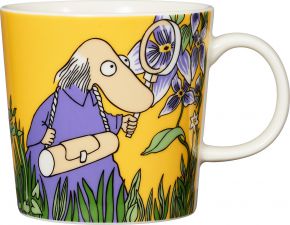 Moomin by Arabia Mumins Hemulen Tasse / Becher 0,3 l gelb, violett, grün, cremeweiß